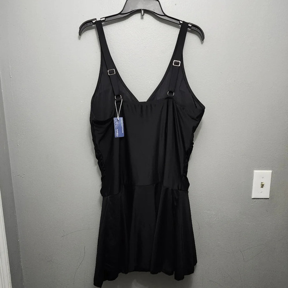 Summer Mae women's one piece swim suit size 4XL black new with tags - Picture 5 of 8